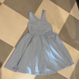 Adorable Light Blue Kids Casual Dress